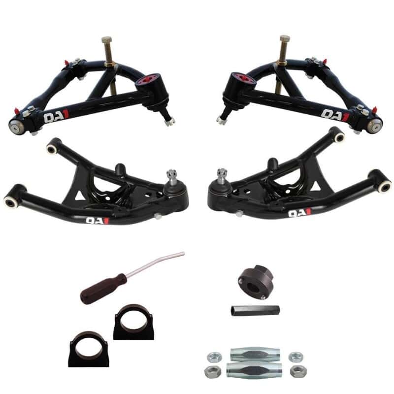 QA1 — QA1 67-69 GM F-Body Level 3 Drag Kit 2.0 w/o Shocks
Drag Suspension Kit - view 1