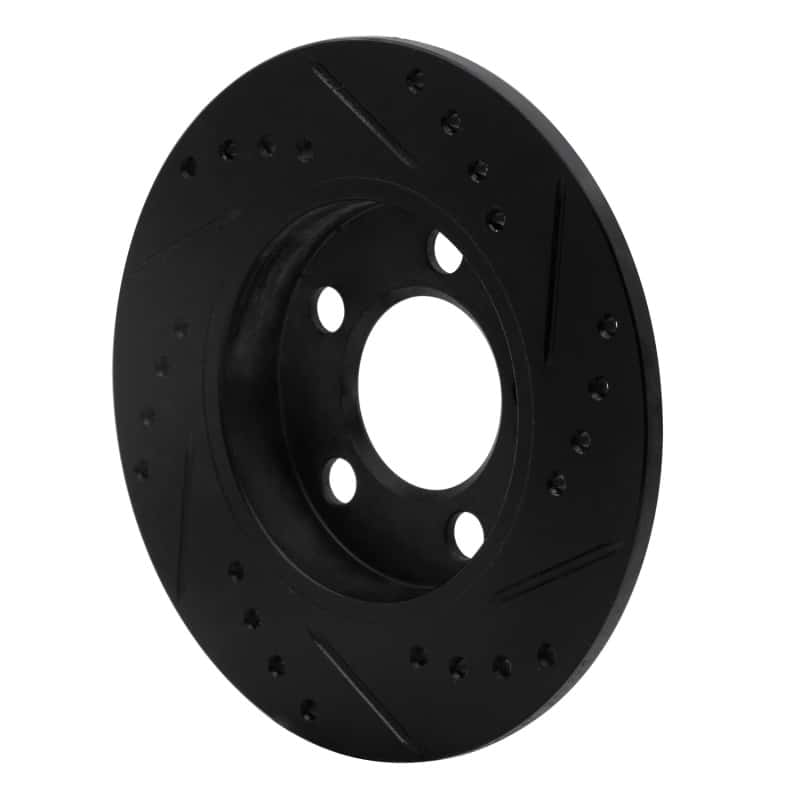 R1 Concepts — R1 01-06 Audi TT Quattro Rear Left Drilled & Slotted Black Brake Rotor
R1 Brake Rotor Drill - view 4