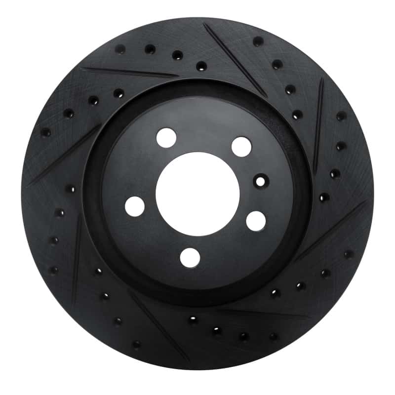 R1 Concepts — R1 92-95 Volkswagen CORRADO Front Right Drilled & Slotted Black Brake Rotor
R1 Brake Rotor Drill - view 1