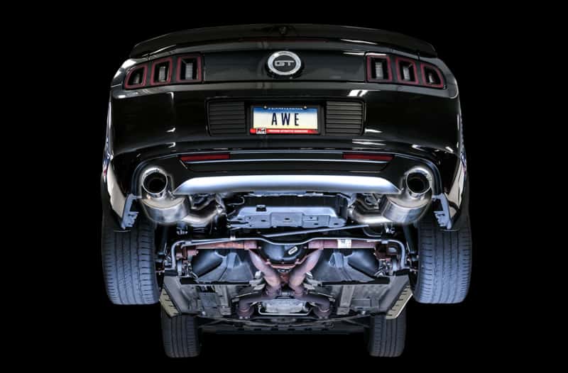 AWE Tuning — AWE Tuning S197 Mustang GT Axle-back Exhaust - Touring Edition (Chrome Silver Tips)
Touring Exhaust - view 2