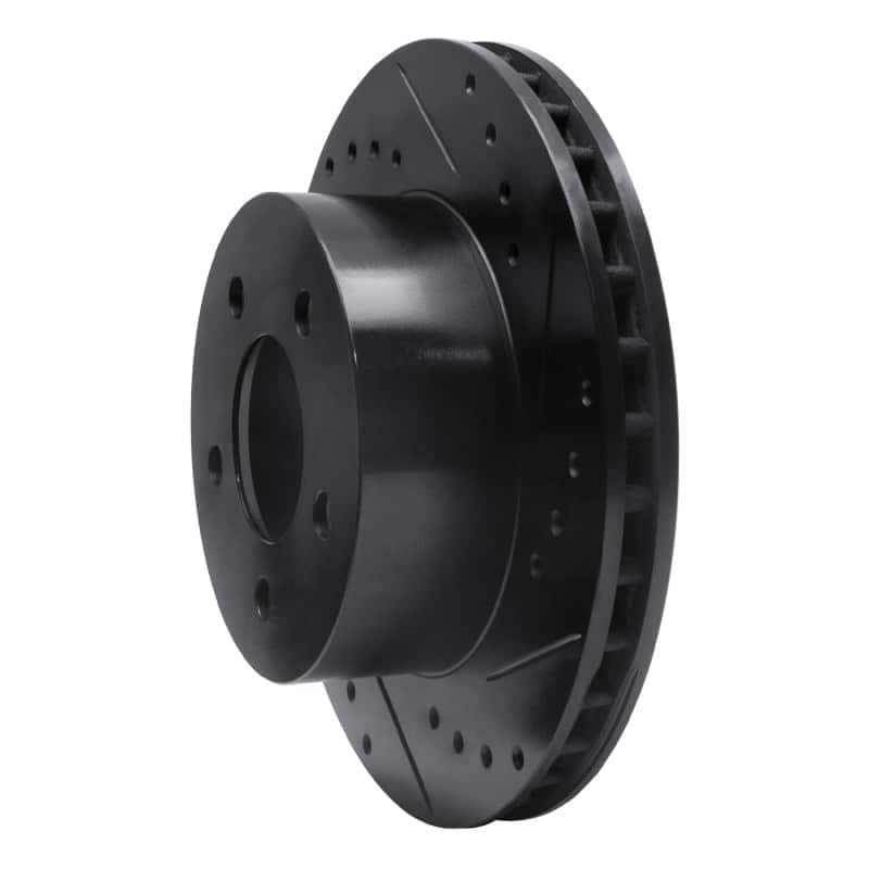 R1 Concepts — R1 91-94 Ford Crown Victoria Front Right Drilled & Slotted Black Brake Rotor
R1 Brake Rotor Drill - view 2