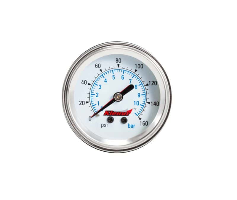 Kleinn Air Horns — Kleinn Panel Mount/ Illuminated/ 160 PSI Single Needle Air Pressure Gauge - view 2