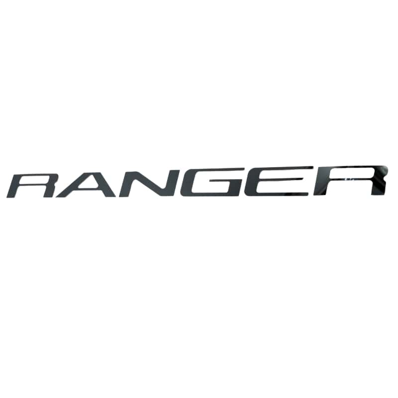 Putco — Putco Ford Ranger (Flat Cut) Tailgate - Black Platinum Stainless - view 3
