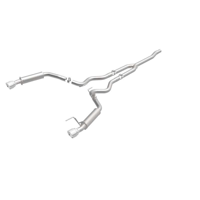 Magnaflow — MagnaFlow Cat-Back 15-16 Ford Mustang 2.3L L4 Competition SS 3in Dual Split Rear 4.5in Black Tips
Cat-Back - view 4