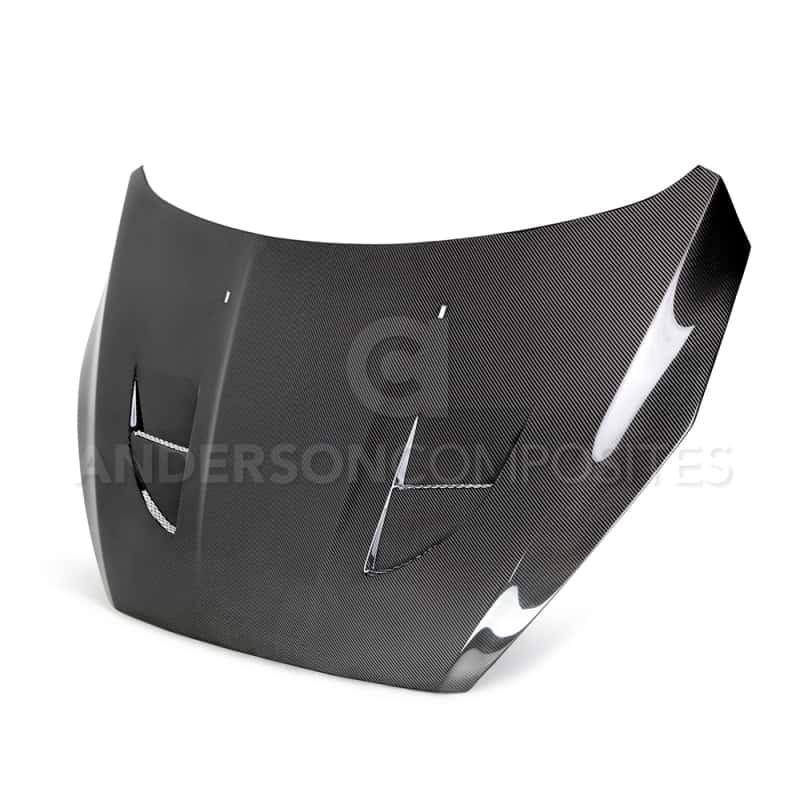Anderson Composites — Anderson Composites 2015+ Ford Focus RS Type-SA Carbon Fiber Hood - view 1