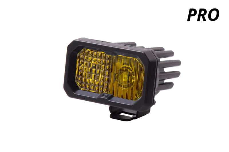 Diode Dynamics — Diode Dynamics Stage Series 2 In LED Pod Pro - Yellow Flood Standard ABL Each - view 6