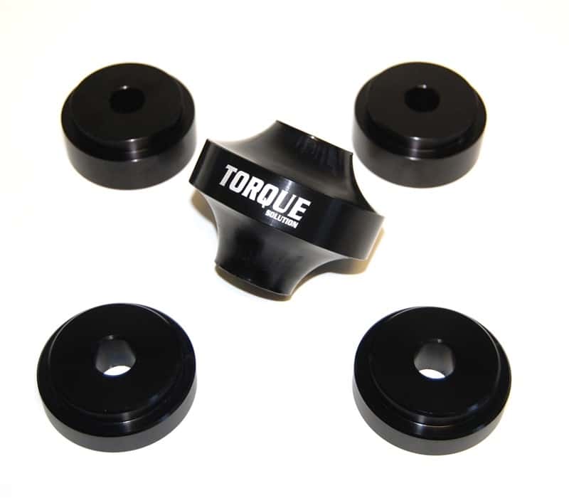 Torque Solution — Torque Solution Solid Differential Bushing w/ Billet Inserts: Mitsubishi Evolution X MR & GSR 2008+ - view 1