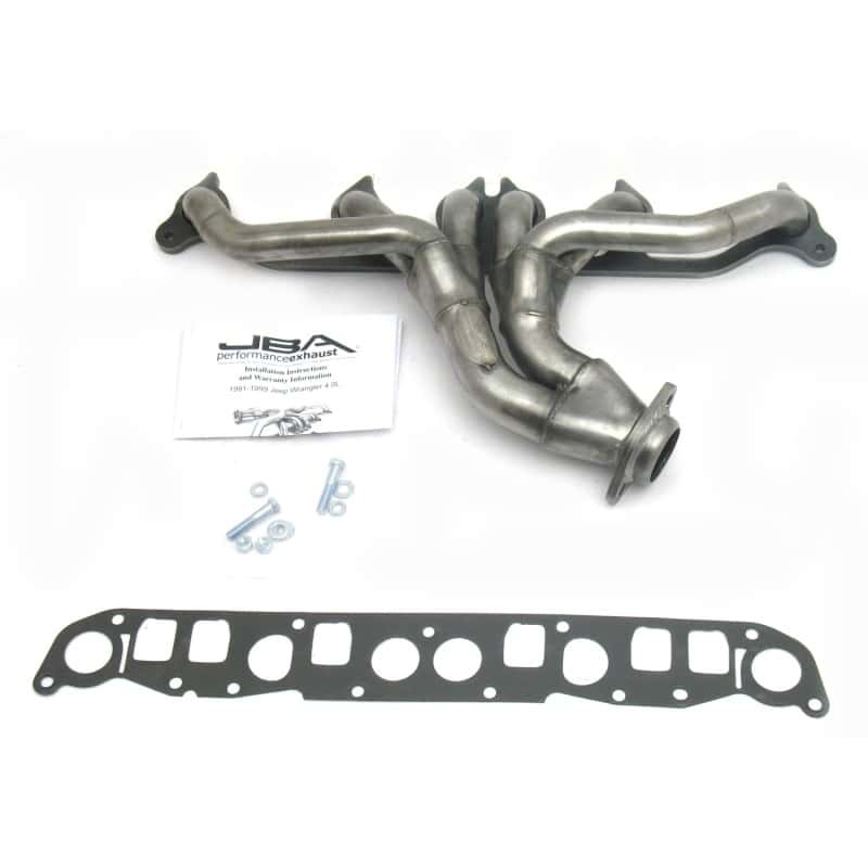JBA — JBA 91-99 Jeep 4.0L 1-1/2in Primary Raw 409SS Cat4Ward Header
Exhaust Header - view 2