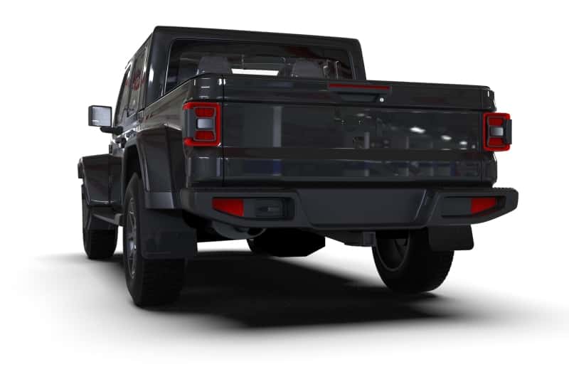 Rally Armor — Rally Armor 19-25 Jeep JT Gladiator (Mojave/Rubicon) Black Mud Flap w/Army Green Logo
Mud Flap - view 8