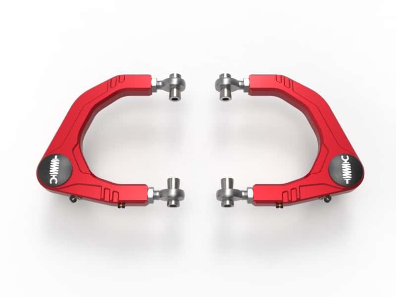 aFe — aFe Control 05-23 Toyota Tacoma Upper Control Arms - Red Anodized Billet Aluminum
Upper Control Arms - view 1