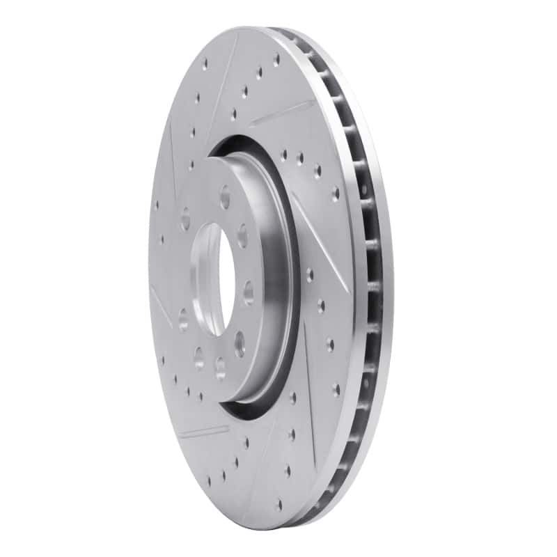 R1 Concepts — R1 99-10 Chevrolet ASTRA (Mexico) Front Left Drilled & Slotted Silver Brake Rotor
R1 Brake Rotor Drill - view 2