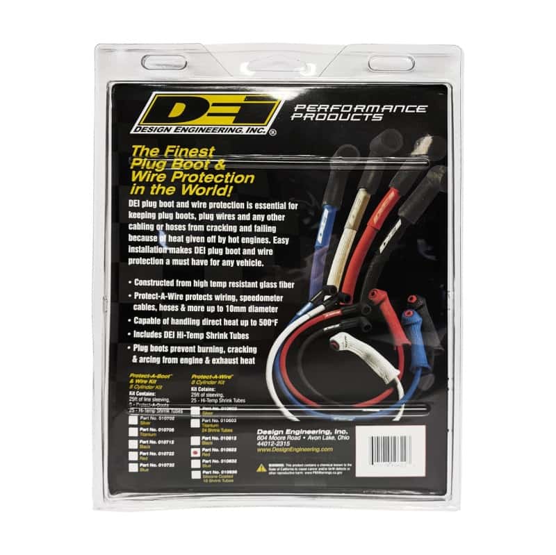 DEI — DEI Protect-A-Wire 8 Cylinder - Red
Wire Sleeve - view 3