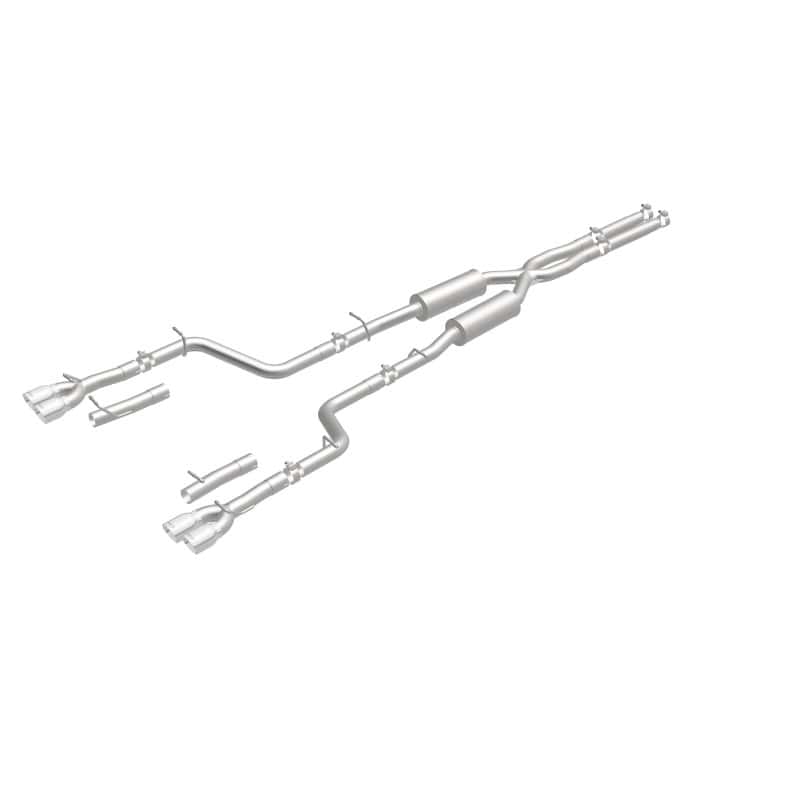 Magnaflow — MagnaFlow Cat-Back, SS, 2.5in, Quad Split Rear 3.5in Tip 2015 Dodge Challenger 3.6L V6
Cat-Back - view 3