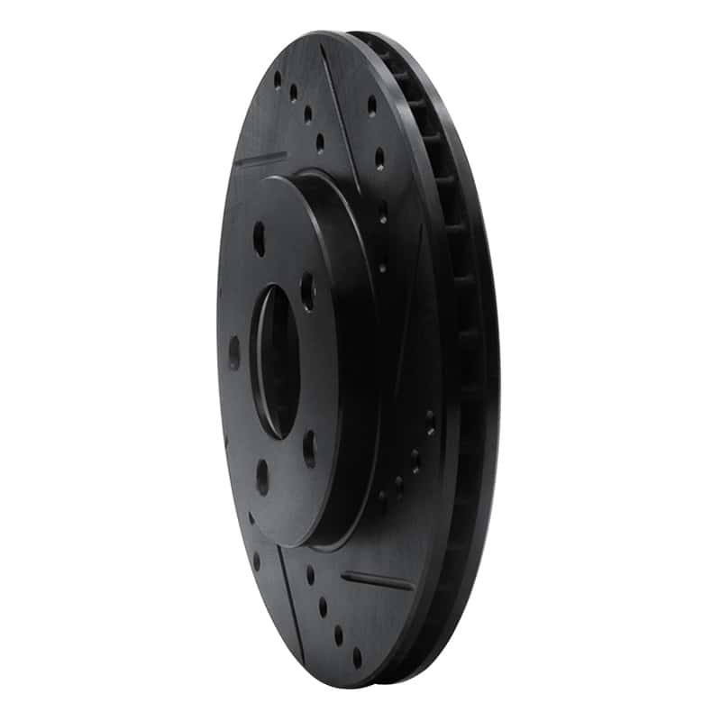 R1 Concepts — R1 00-05 Chrysler Neon Front Right Drilled & Slotted Black Brake Rotor
R1 Brake Rotor Drill - view 2
