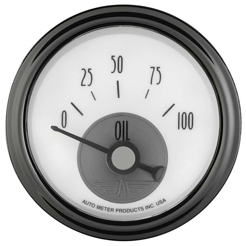 AutoMeter — Autometer Prestige Series Pearl 2-1/16in 100PSI Electronic Oil Pressure Gauge
2-1/16" OIL PRESS, 0 - view 10