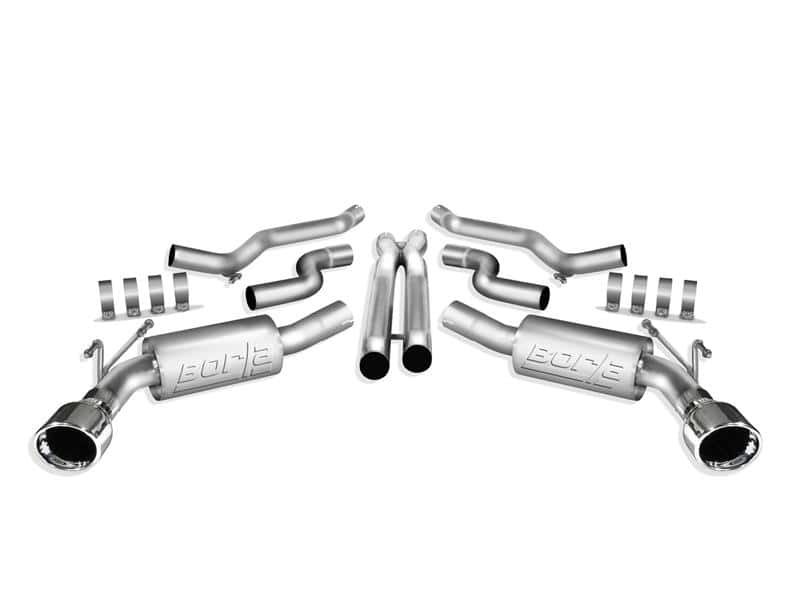 Borla — Borla 2010 Camaro 6.2L V8 S Type Catback Exhaust (does not work w/ factory ground affects package -
Cat-Back System
ExhstSysKt - view 2