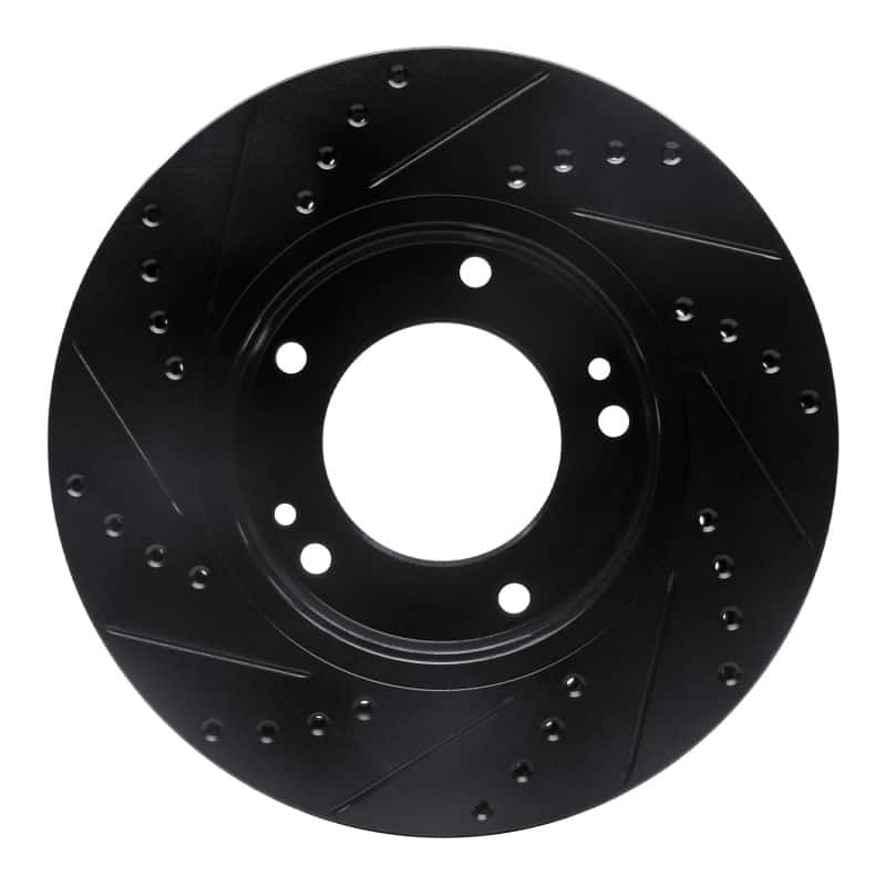 R1 Concepts — R1 03-06 Kia Sorento Front Right Drilled & Slotted Black Brake Rotor
R1 Brake Rotor Drill - view 5