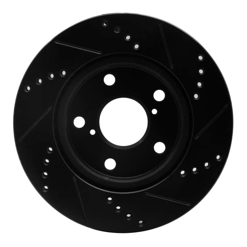 R1 Concepts — R1 06-18 Lexus HS250H Front Left Drilled & Slotted Black Brake Rotor
R1 Brake Rotor Drill - view 5