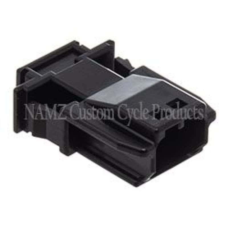 NAMZ — NAMZ JAE MX-1900 2-Position Male Black Pin Housing (HD 72905-11) - view 2