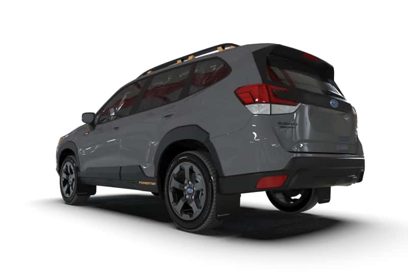 Rally Armor — Rally Armor 22-24 Subaru Forester & Wilderness Black UR Mud Flap w/Wild Orange Logo
Mud Flap - view 4