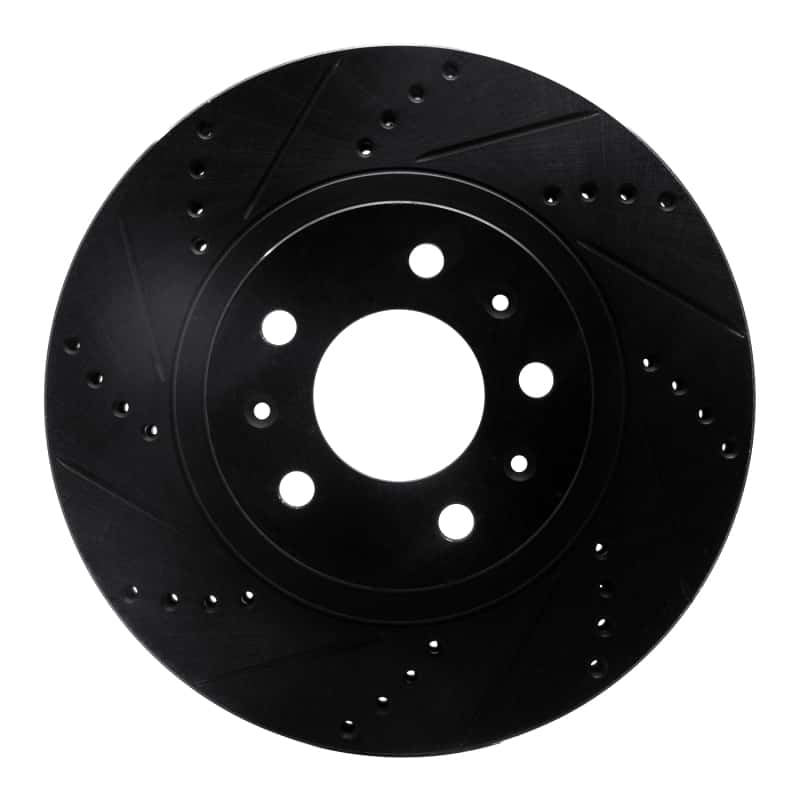 R1 Concepts — R1 03-07 Cadillac CTS Front Left Drilled & Slotted Black Brake Rotor
R1 Brake Rotor Drill - view 1