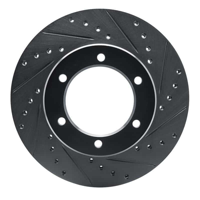 R1 Concepts — R1 1986-1995 Toyota 4Runner Front Right Drilled & Slotted Black Brake Rotor
R1 Brake Rotor Drill - view 1