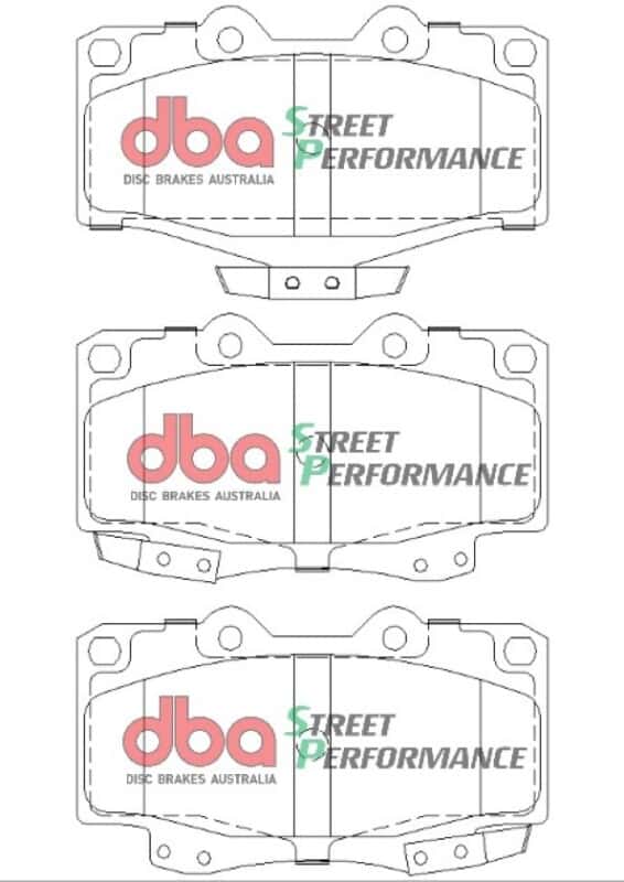 DBA — DBA 95-04 Toyota Tacoma (6 Lug) Front SP Performance Brake Pads
Brake Pad - view 4