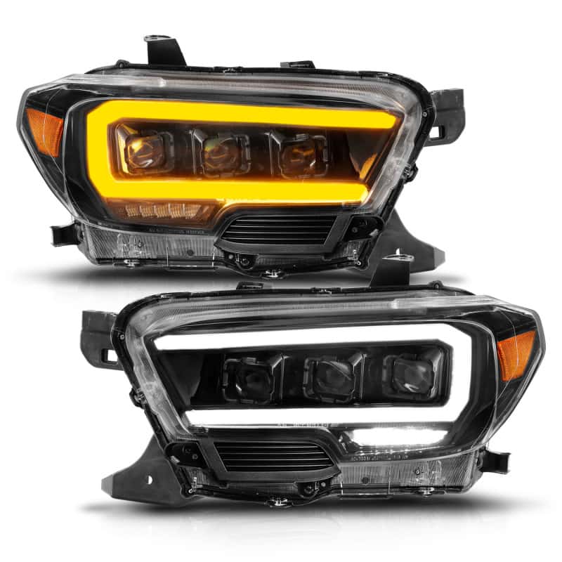 ANZO — ANZO 16-22 Toyota Tacoma LED Projector Headlights w/ Light Bar Sequential Black Housing w/Initiation
Head Light Set
HdLtSet - view 3