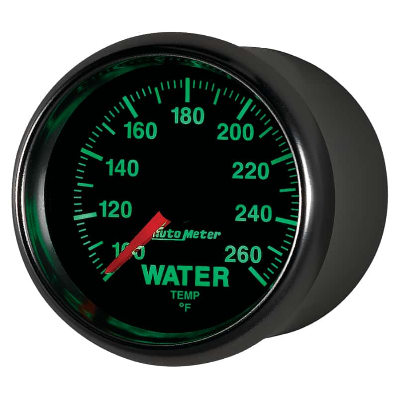 AutoMeter — Autometer GS 100-260 degree Electronic Water Temperature Gauge
2-1/16" WATER TEMP, - view 8