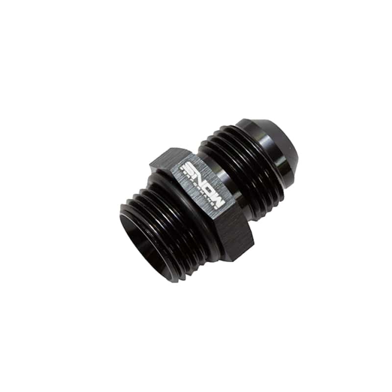 Snow Performance — Snow -8 ORB to -8AN Straight Fitting (Black) - view 2