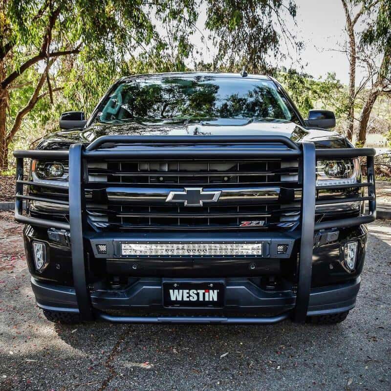 Westin — Westin 16-18 Chevy Silverado 1500 Sportsman X Grille Guard - Textured Black
Grille Guard - view 4