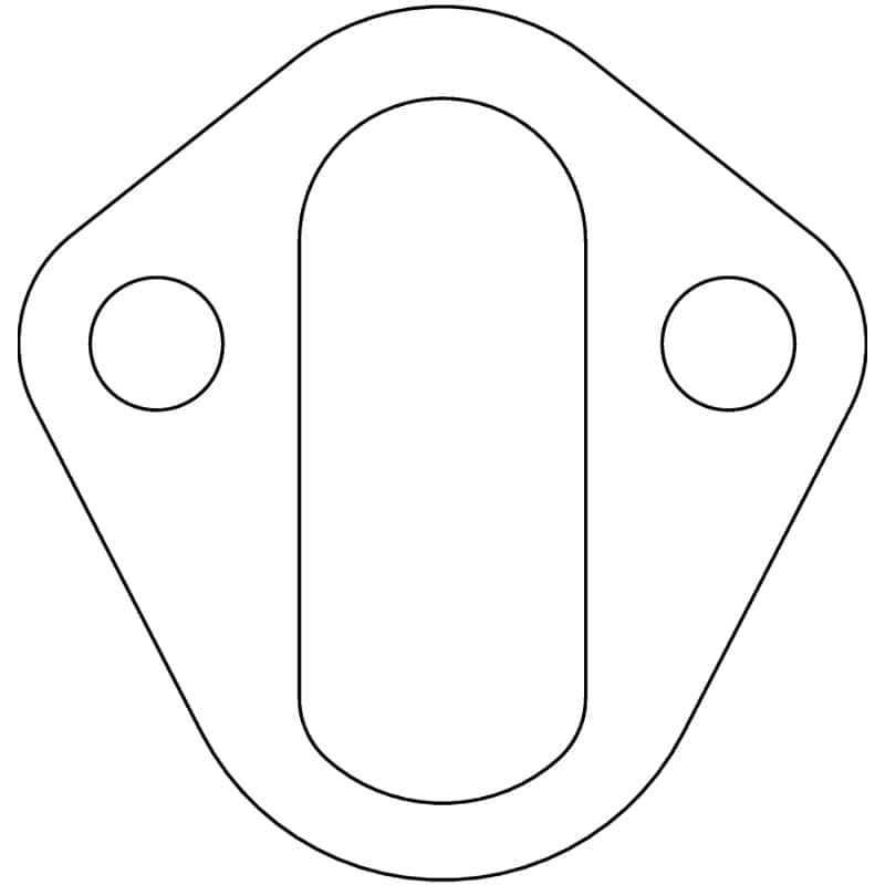 Cometic Gasket — Cometic Ford Flathead V8 8BA/8CM .031in Fiber Fuel Pump Mount Gasket - 1948-1953
Fuel Pump Mount Gask - view 1
