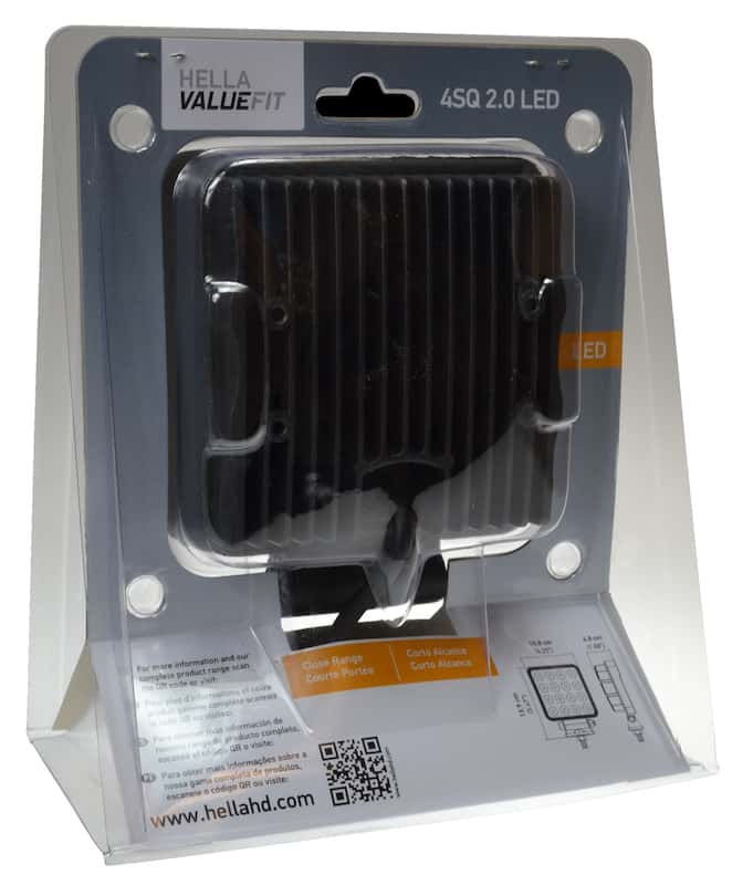 Hella — Hella ValueFit LED Work Lamps 4SQ 2.0 LED MV CR BP - view 19