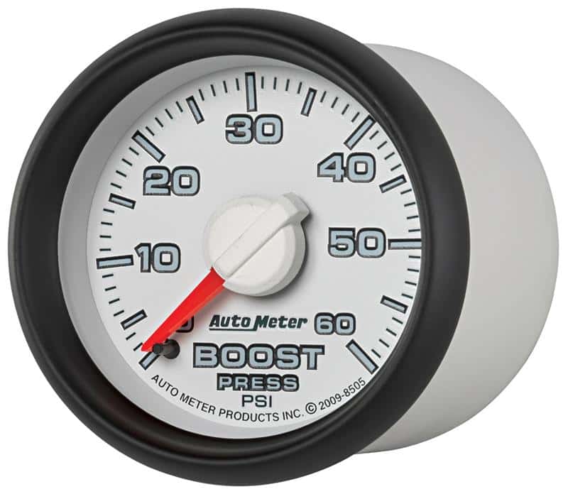 AutoMeter — Autometer Factory Match 52.4mm Mechanical 0-60 PSI Boost Gauge
2-1/16" BOOST, 0-60 - view 3