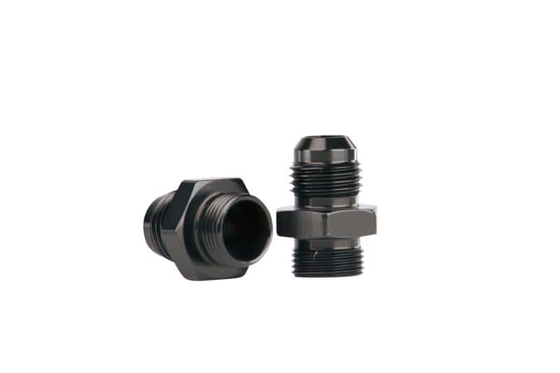 Aeromotive — Aeromotive Demon Carb AN-06 to 9/16in x 24 Thread Float Bowl Fitting
Fitting - view 1