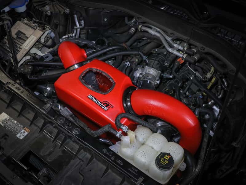 aFe — aFe Momentum GT Red Pro Dry S Cold Air Intake System 20-23 Ford Explorer ST V6-3.0L TT
Momentum GT Intake - view 9