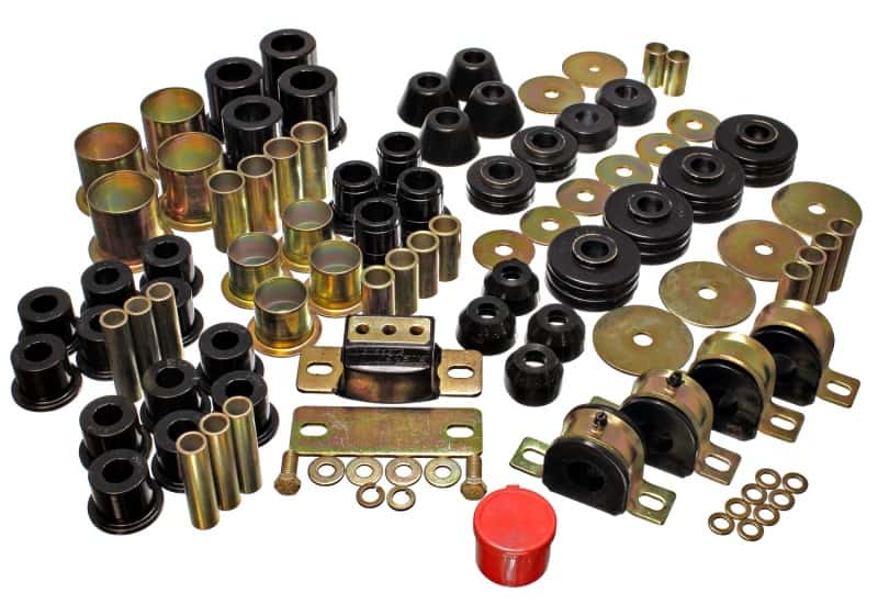 Energy Suspension — Energy Suspension 73-80 Chevrolet / GMC 2WD 1/2 Ton Pickup Black Hyper-flex Master Bushing Set
Master Bushing Kit - view 1