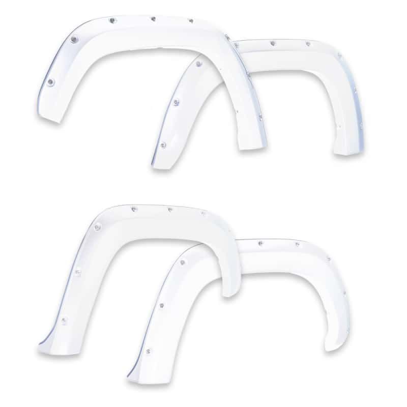 EGR — EGR 14+ Chev Silverado 6-8ft Bed Bolt-On Look Color Match Fender Flares - Set - Summit White
BOLTON FF COLOR MTCH
791574-GAZ-FF Chevt
BOLTON FF PAINTED - view 1