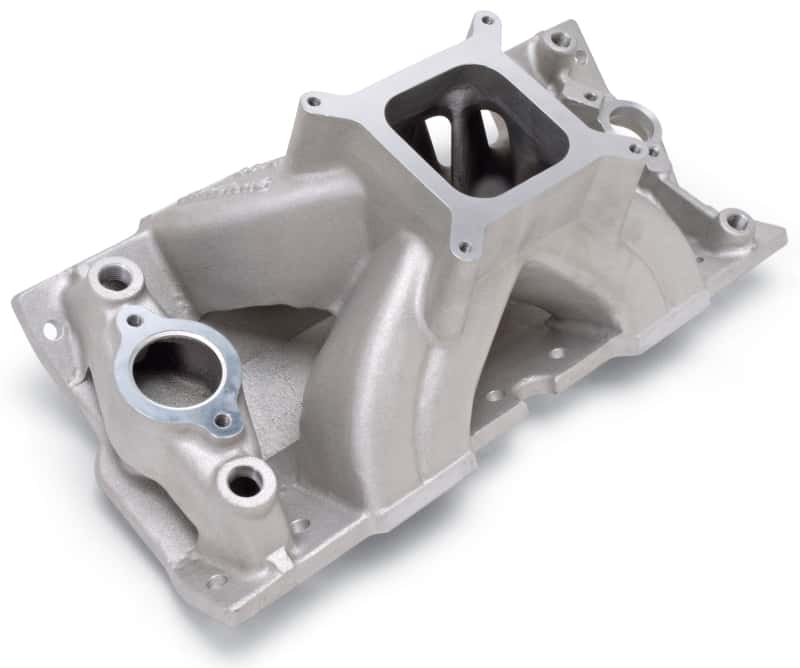Edelbrock — Edelbrock Super Victor SBC Manifold for GM Cast Iron Vortec Heads (Race Manifold)
MANIFOLD-RACE - view 4