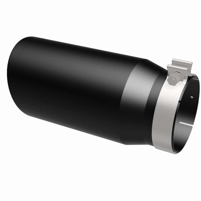 Magnaflow — MagnaFlow Tip Stainless Black Coated Single Wall Round Single Outlet 6in Dia 5in Inlet 13in L
Stainless Steel
Exhaust Tip - view 10
