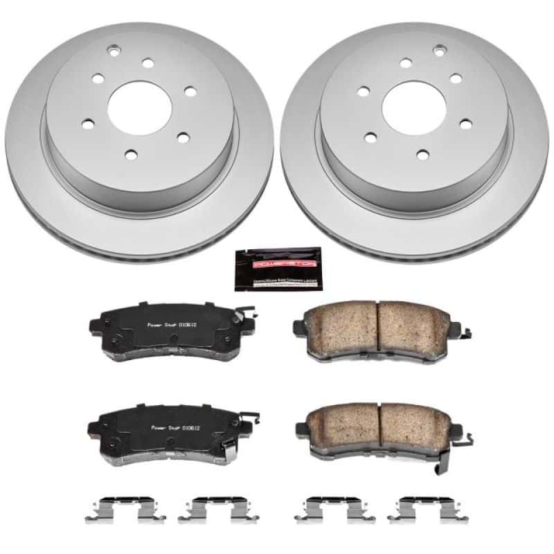 PowerStop — Power Stop 11-13 Infiniti QX56 Rear Z17 Evolution Geomet Coated Brake Kit - view 1