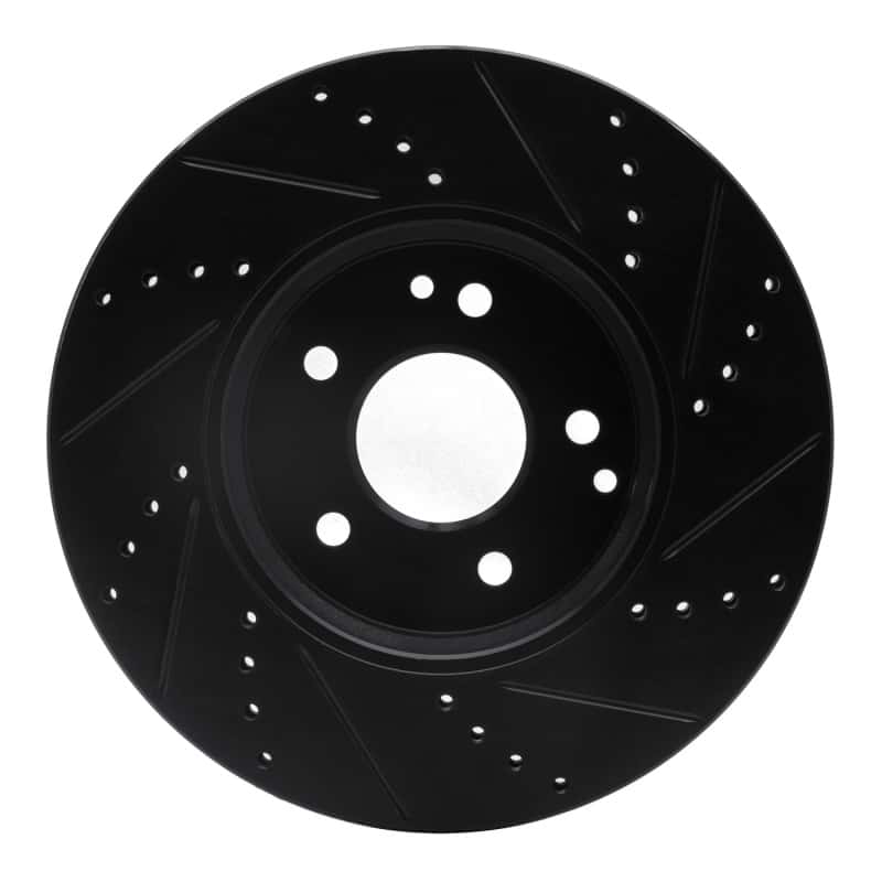 R1 Concepts — R1 96-11 Chrysler Crossfire Front Left Drilled & Slotted Black Brake Rotor
R1 Brake Rotor Drill - view 5