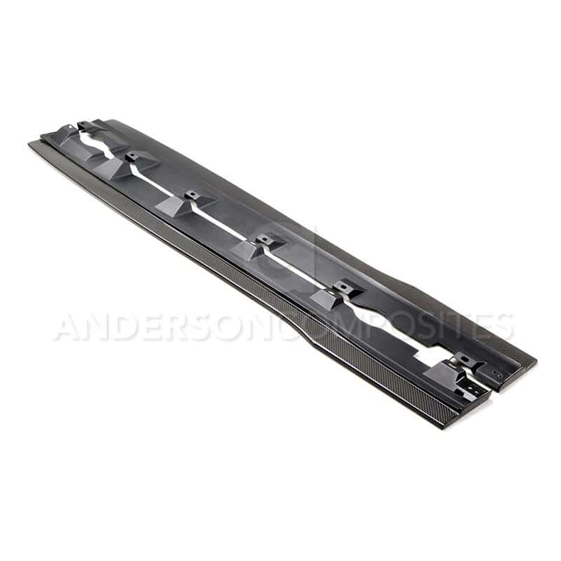 Anderson Composites — Anderson Composites 16-17 Ford Focus RS Type-AR Rocker Panel Splitter
Rocker Panel Extn - view 2