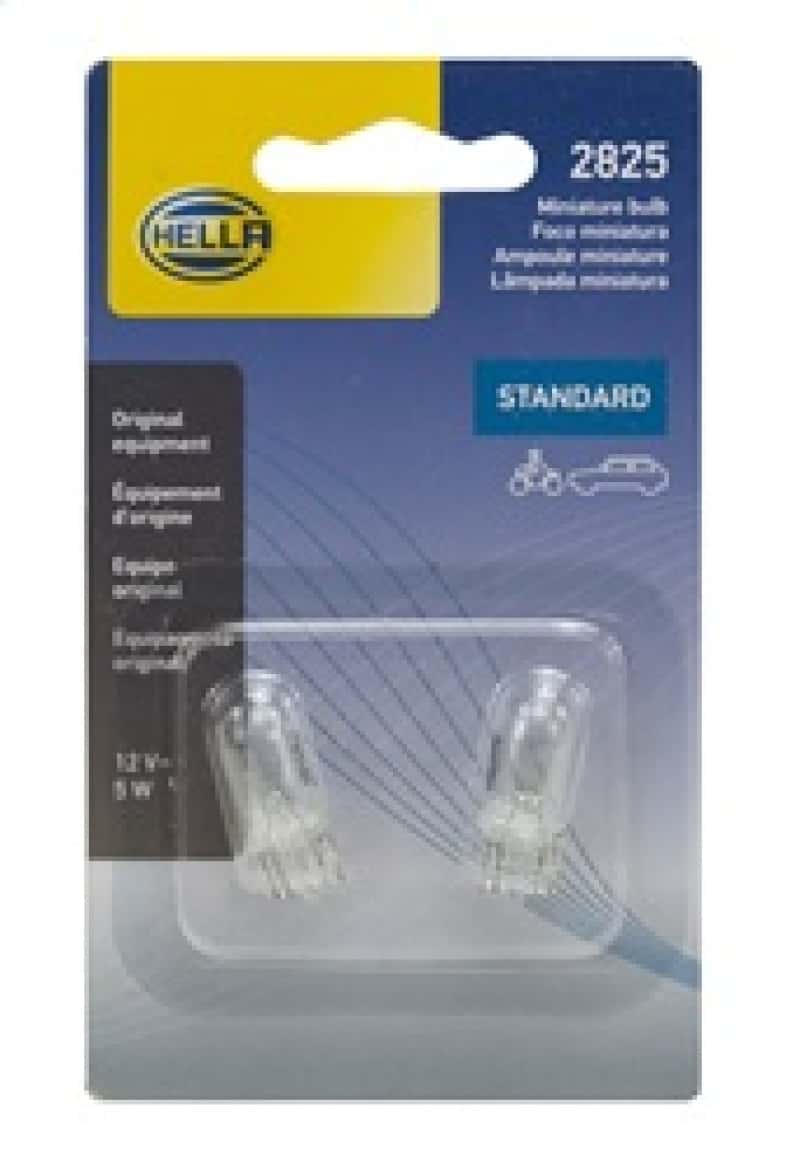 Hella — Hella Bulb 2825 12V 5W 4Cp W21X95D T325 (2)
2825TB Incan Bulb - view 6