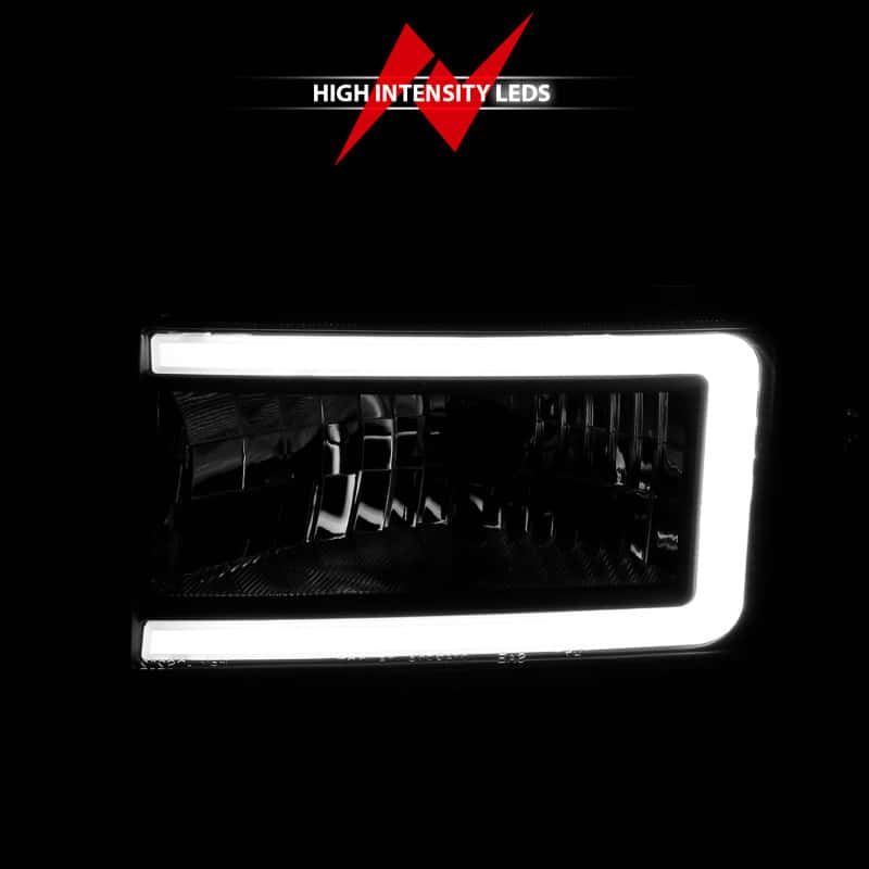 ANZO — ANZO 94-02 Dodge RAM Crystal Headlight - w/ Light Bar Black Housing
Head Light Set
HdLtSet - view 12