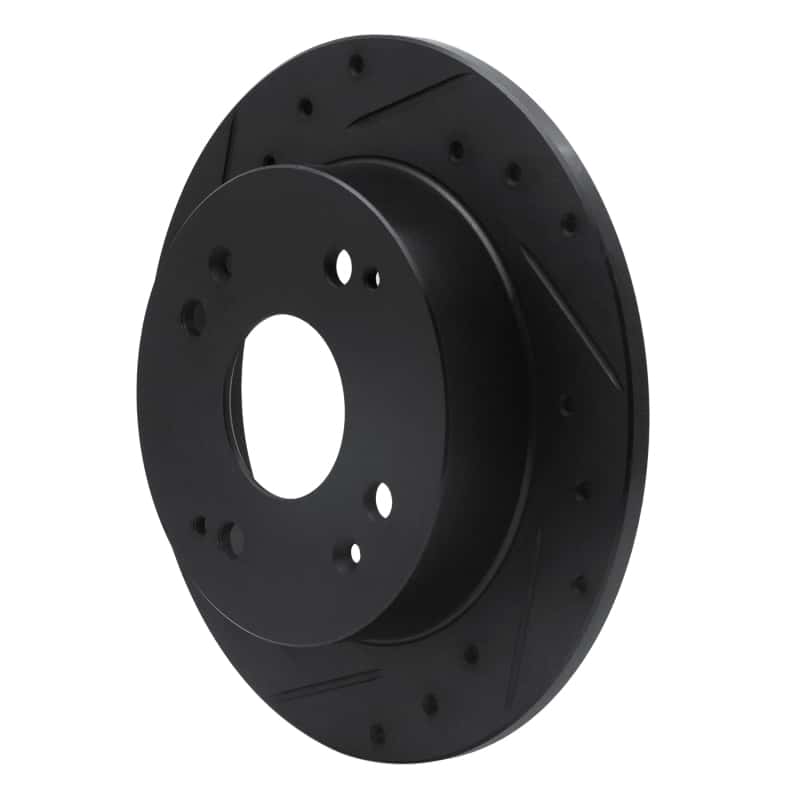 R1 Concepts — R1 92-97 Acura CL Rear Left Drilled & Slotted Black Brake Rotor
R1 Brake Rotor Drill - view 2