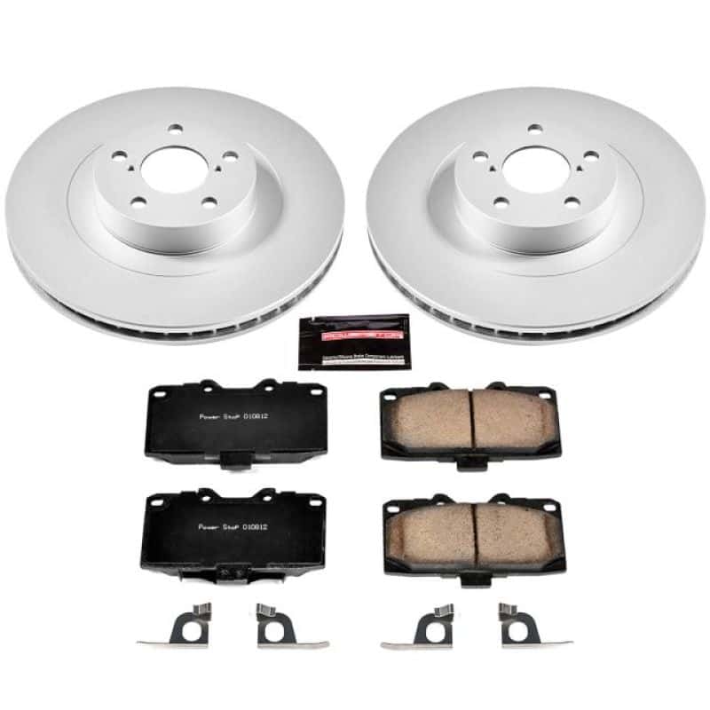 PowerStop — Power Stop 06-07 Subaru Impreza Front Z17 Evolution Geomet Coated Brake Kit - view 1