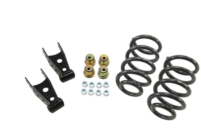Belltech — Belltech LOWERING KIT 14 Silverado/Sierra Ext/Crew Cab 2WD 1in or 2in Ft/2in or 3in Rr w/o Shocks
LOWERING KIT - view 1