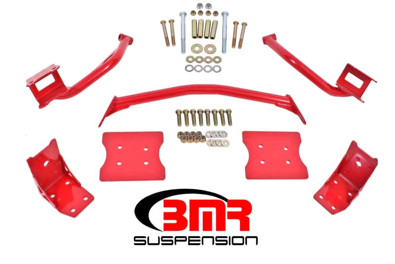 BMR Suspension — BMR 79-04 Fox Mustang Torque Box Reinforcement Plate Kit(TBR005R And TBR003R) - Red
Reinforcement Kit - view 1