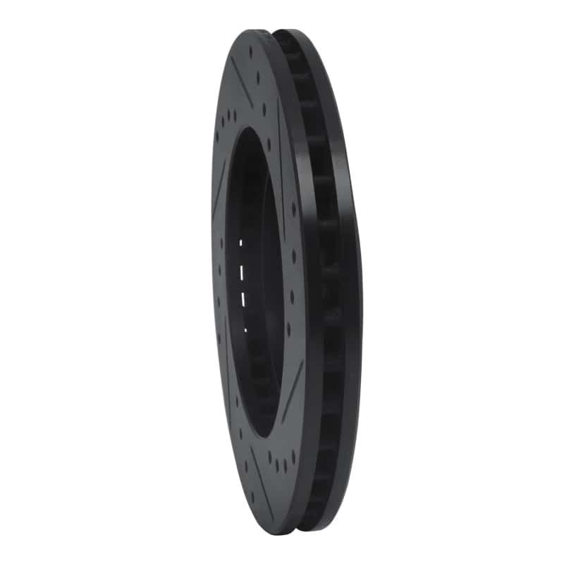 R1 Concepts — R1 98-15 Nissan Frontier Front Left Drilled & Slotted Black Brake Rotor
R1 Brake Rotor Drill - view 4